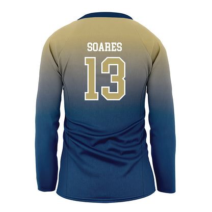 Georgia Tech - NCAA Women's Volleyball : Heloise Soares - Navy Volleyball Jersey-1