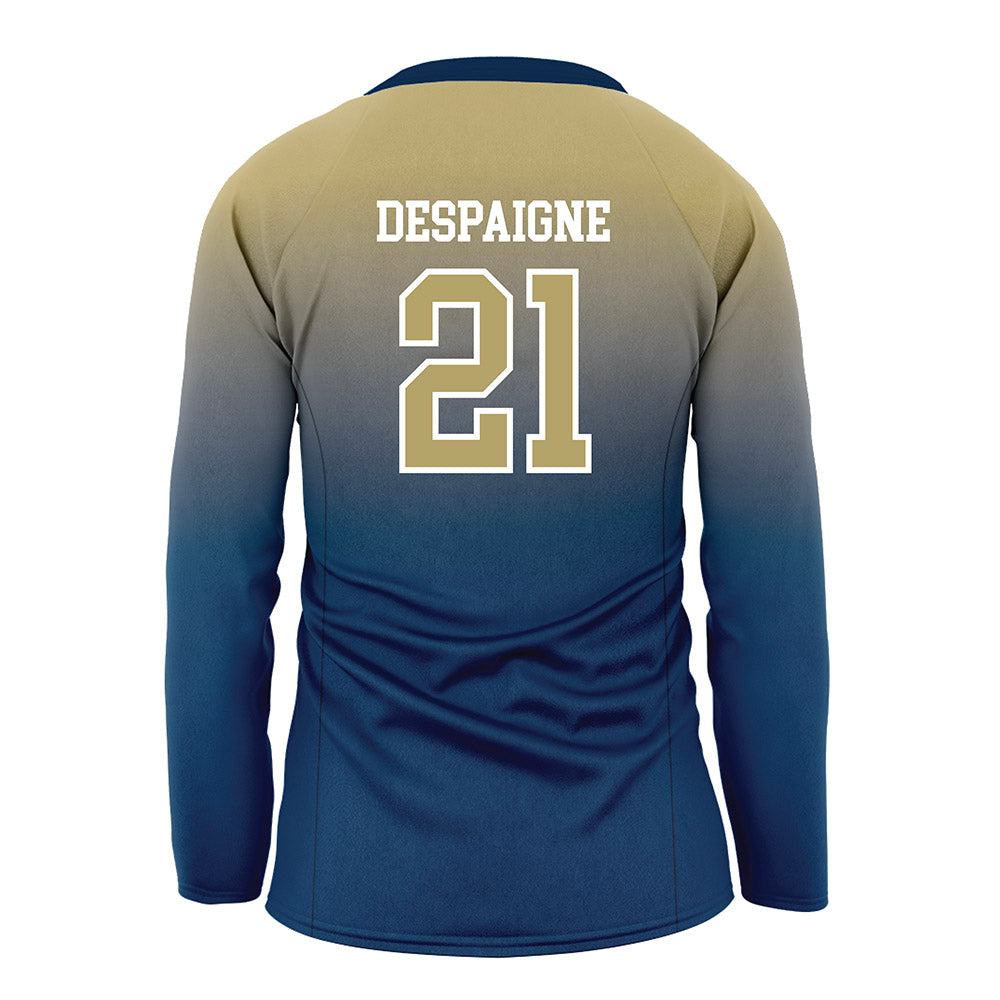 Georgia Tech - NCAA Women's Volleyball : Noemi Despaigne - Navy Volleyball Jersey-1