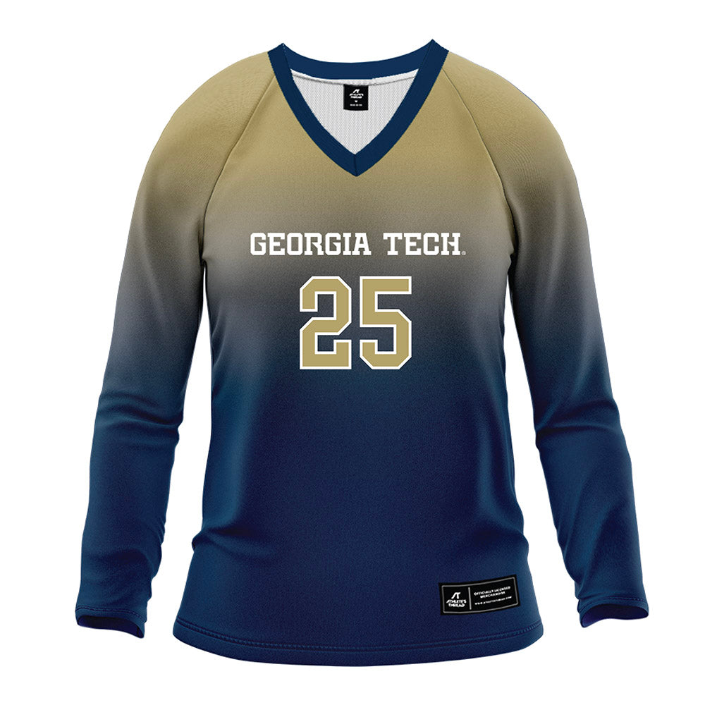 Georgia Tech - NCAA Women's Volleyball : Bjanka Stojanovic - Navy Volleyball Jersey-0