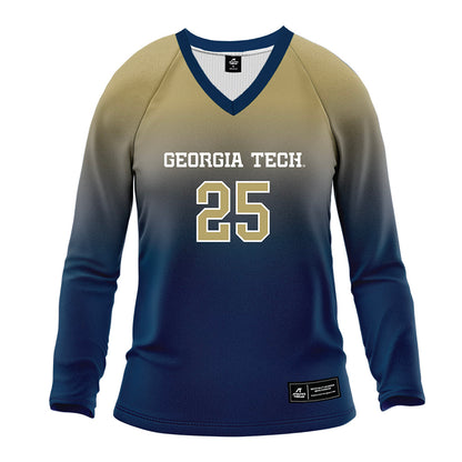 Georgia Tech - NCAA Women's Volleyball : Bjanka Stojanovic - Navy Volleyball Jersey-0