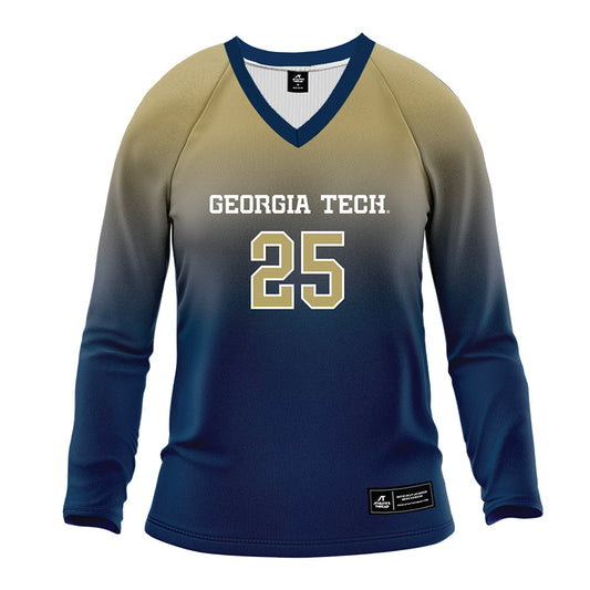 Georgia Tech - NCAA Women's Volleyball : Bjanka Stojanovic - Navy Volleyball Jersey-0