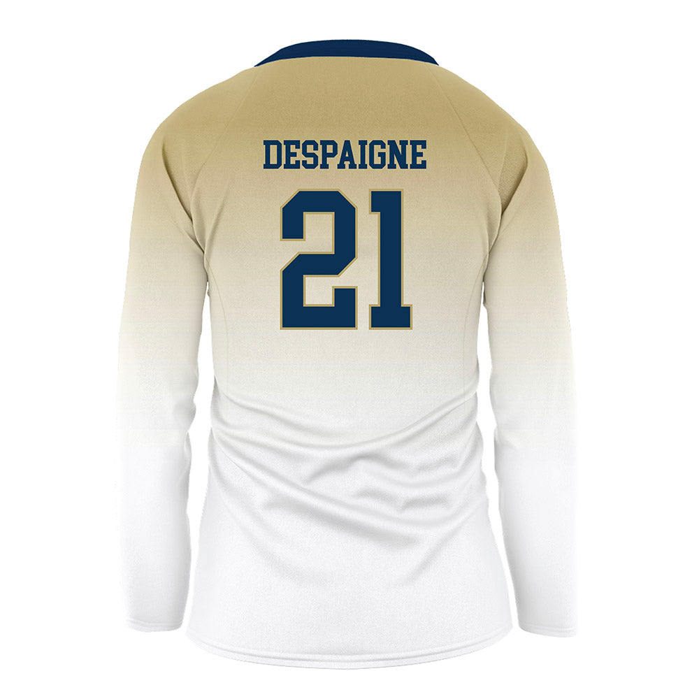 Georgia Tech - NCAA Women's Volleyball : Noemi Despaigne - White Volleyball Jersey-1
