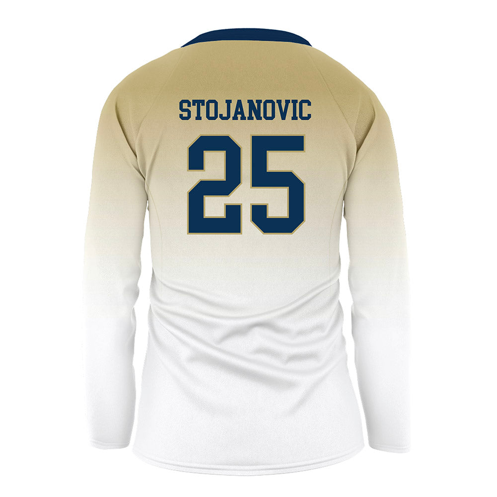 Georgia Tech - NCAA Women's Volleyball : Bjanka Stojanovic - White Volleyball Jersey-1