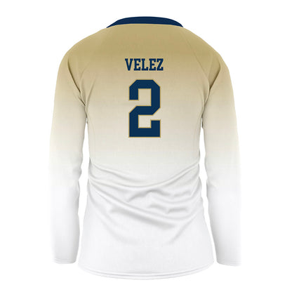 Georgia Tech - NCAA Women's Volleyball : Sofia Velez - White Volleyball Jersey-1