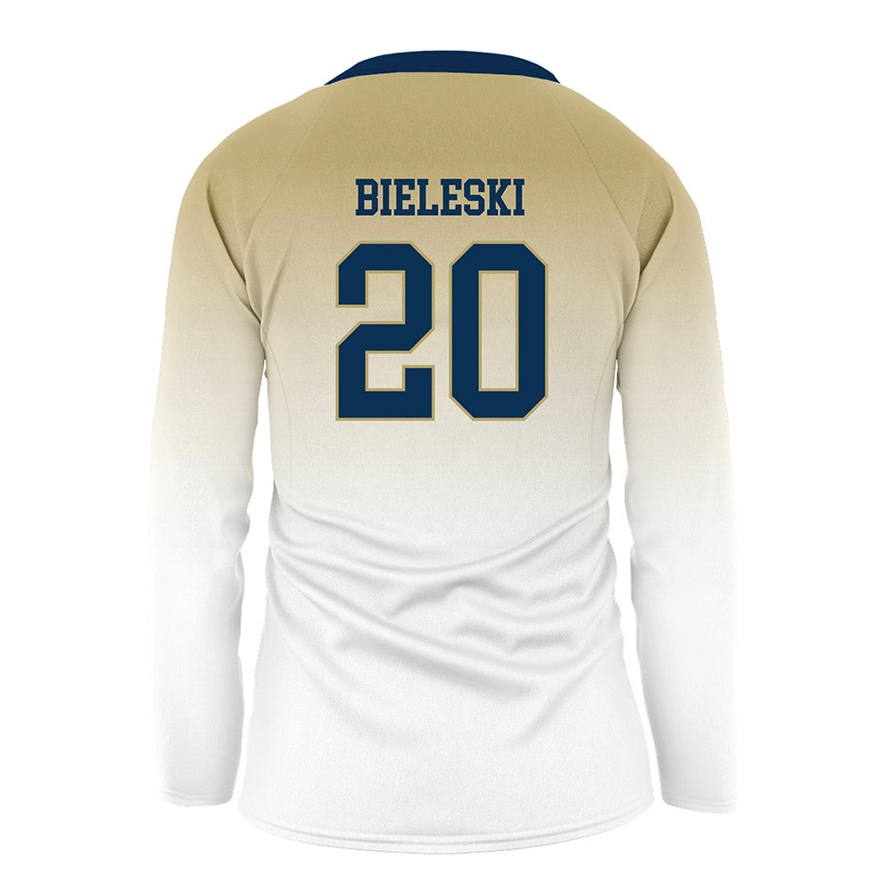 Georgia Tech - NCAA Women's Volleyball : Laura Bieleski - White Volleyball Jersey-1