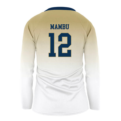 Georgia Tech - NCAA Women's Volleyball : Lameen Mambu - White Volleyball Jersey-1