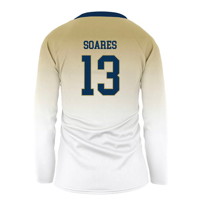 Georgia Tech - NCAA Women's Volleyball : Heloise Soares - White Volleyball Jersey-1
