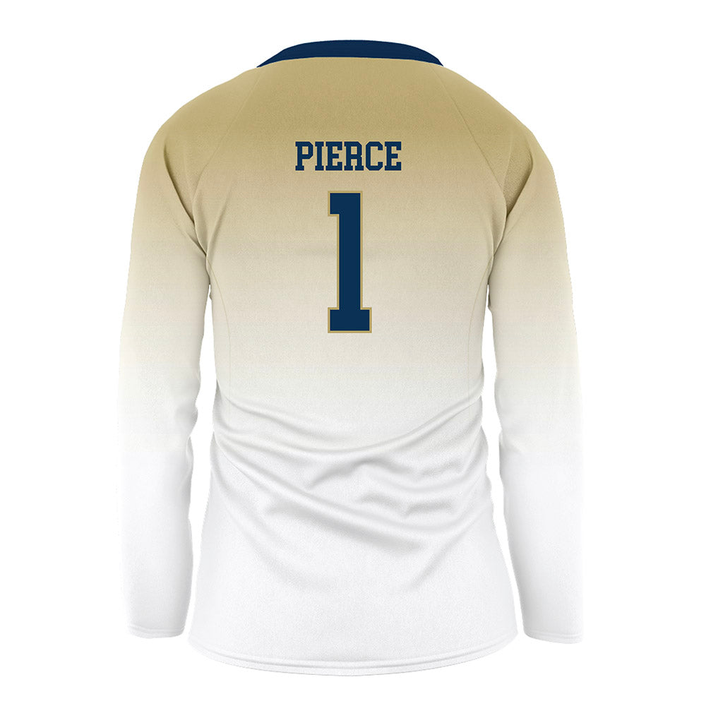 Georgia Tech - NCAA Women's Volleyball : Deandra Pierce - White Volleyball Jersey-1