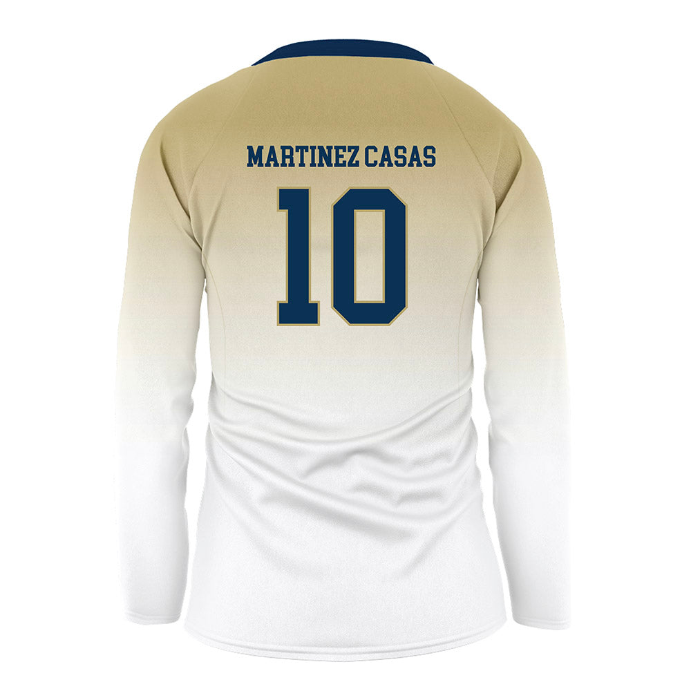 Georgia Tech - NCAA Women's Volleyball : Lara Martinez Casas - White Volleyball Jersey-1