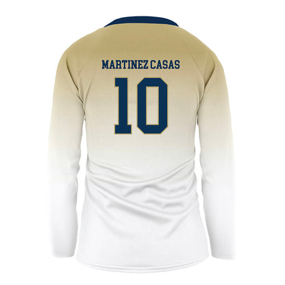 Georgia Tech - NCAA Women's Volleyball : Lara Martinez Casas - White Volleyball Jersey-1
