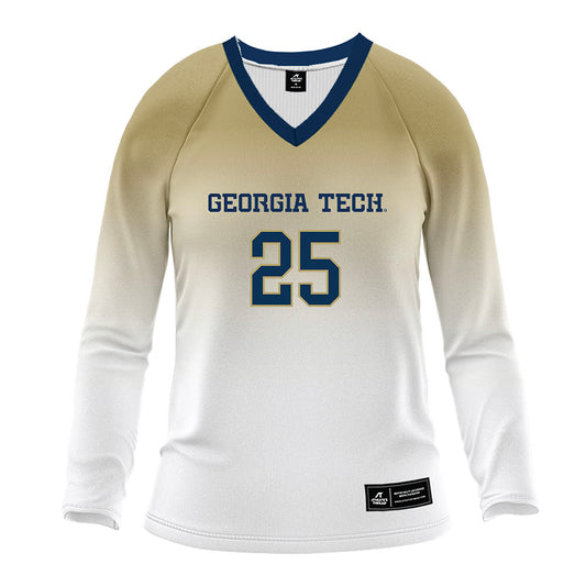 Georgia Tech - NCAA Women's Volleyball : Bjanka Stojanovic - White Volleyball Jersey-0