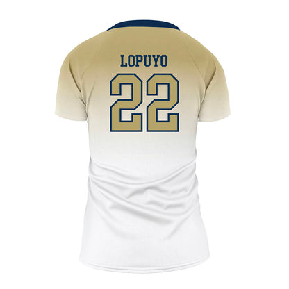 Georgia Tech - NCAA Women's Volleyball : Ital Lopuyo - White Volleyball Jersey-1