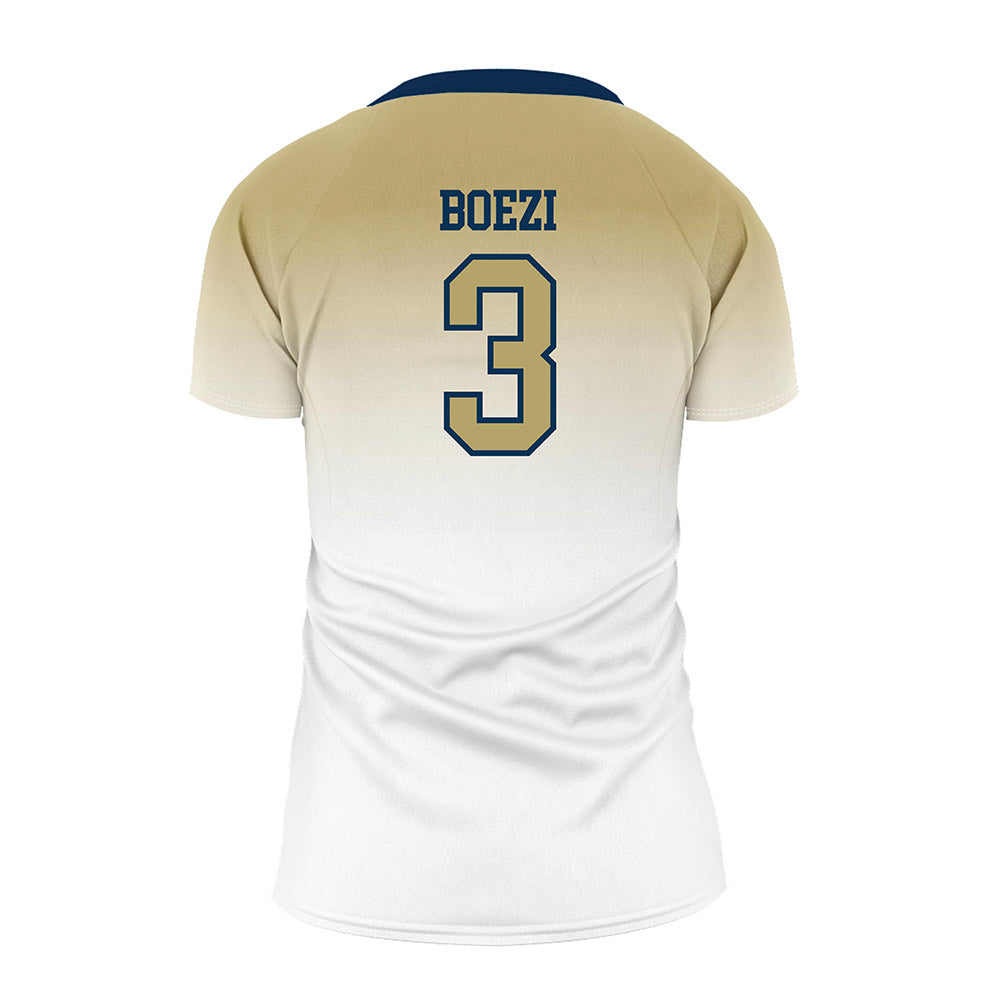 Georgia Tech - NCAA Women's Volleyball : Anna Boezi - White Volleyball Jersey-1