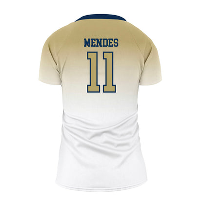 Georgia Tech - NCAA Women's Volleyball : Larissa Mendes - White Volleyball Jersey-1