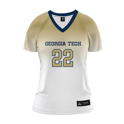 Georgia Tech - NCAA Women's Volleyball : Ital Lopuyo - White Volleyball Jersey-0