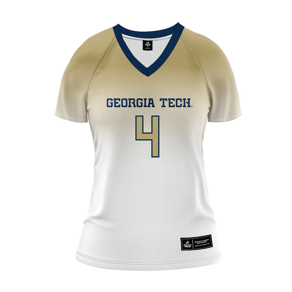 Georgia Tech - NCAA Women's Volleyball : Gabriela Robinska - White Volleyball Jersey-0