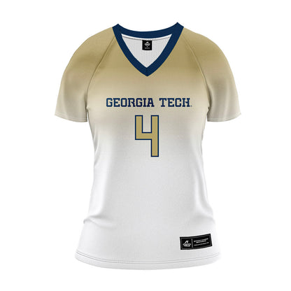 Georgia Tech - NCAA Women's Volleyball : Gabriela Robinska - White Volleyball Jersey-0