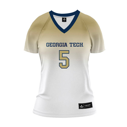Georgia Tech - NCAA Women's Volleyball : Bianca Garibaldi - White Volleyball Jersey-0