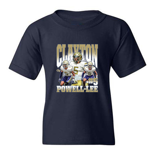 Georgia Tech - NCAA Football : Clayton Powell-Lee - Youth T-Shirt-0