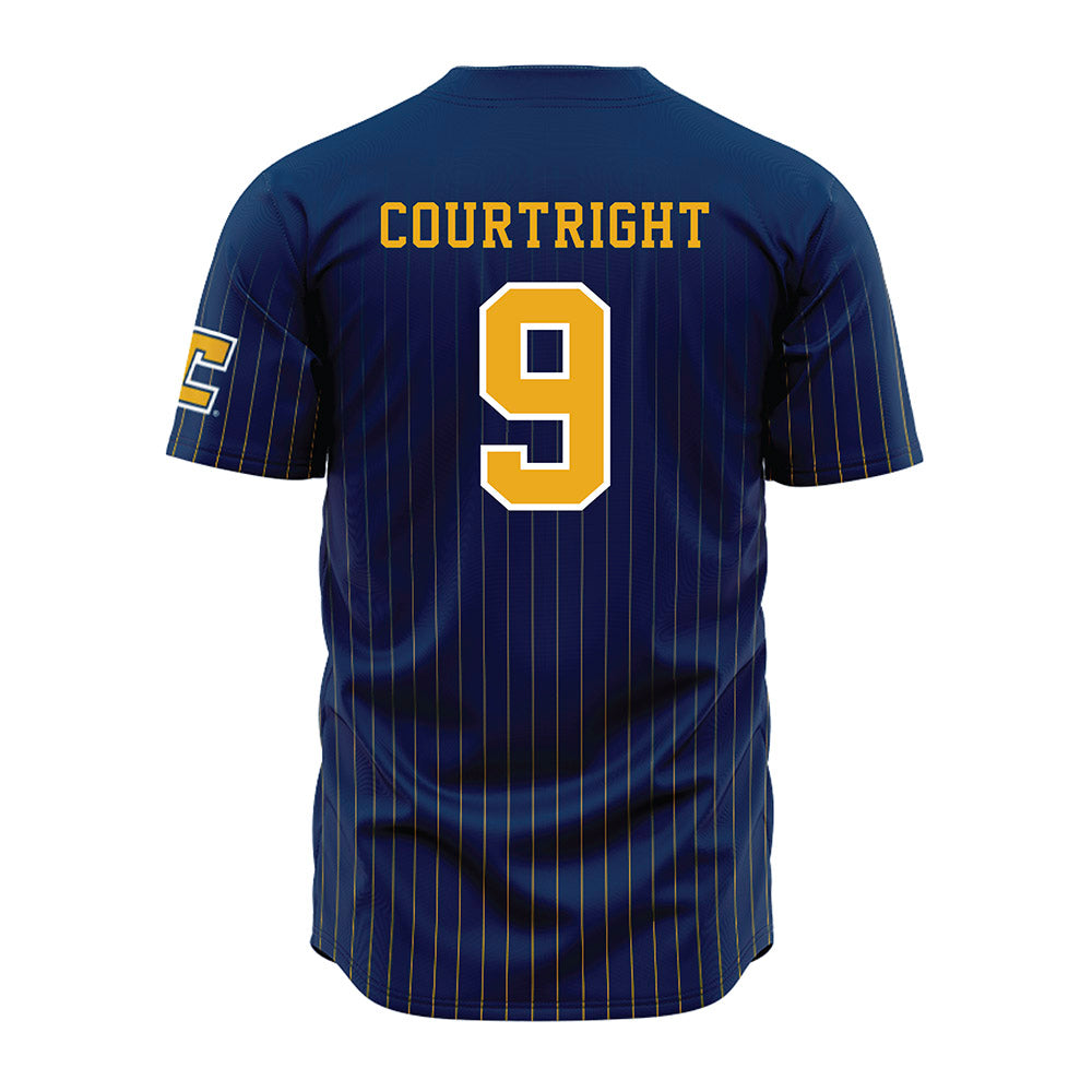 UTC - NCAA Beach Volleyball : Joy Courtright - Blue Jersey-1