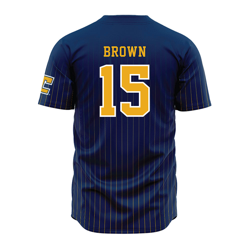 UTC - NCAA Football : Kam Brown - Blue Jersey-1