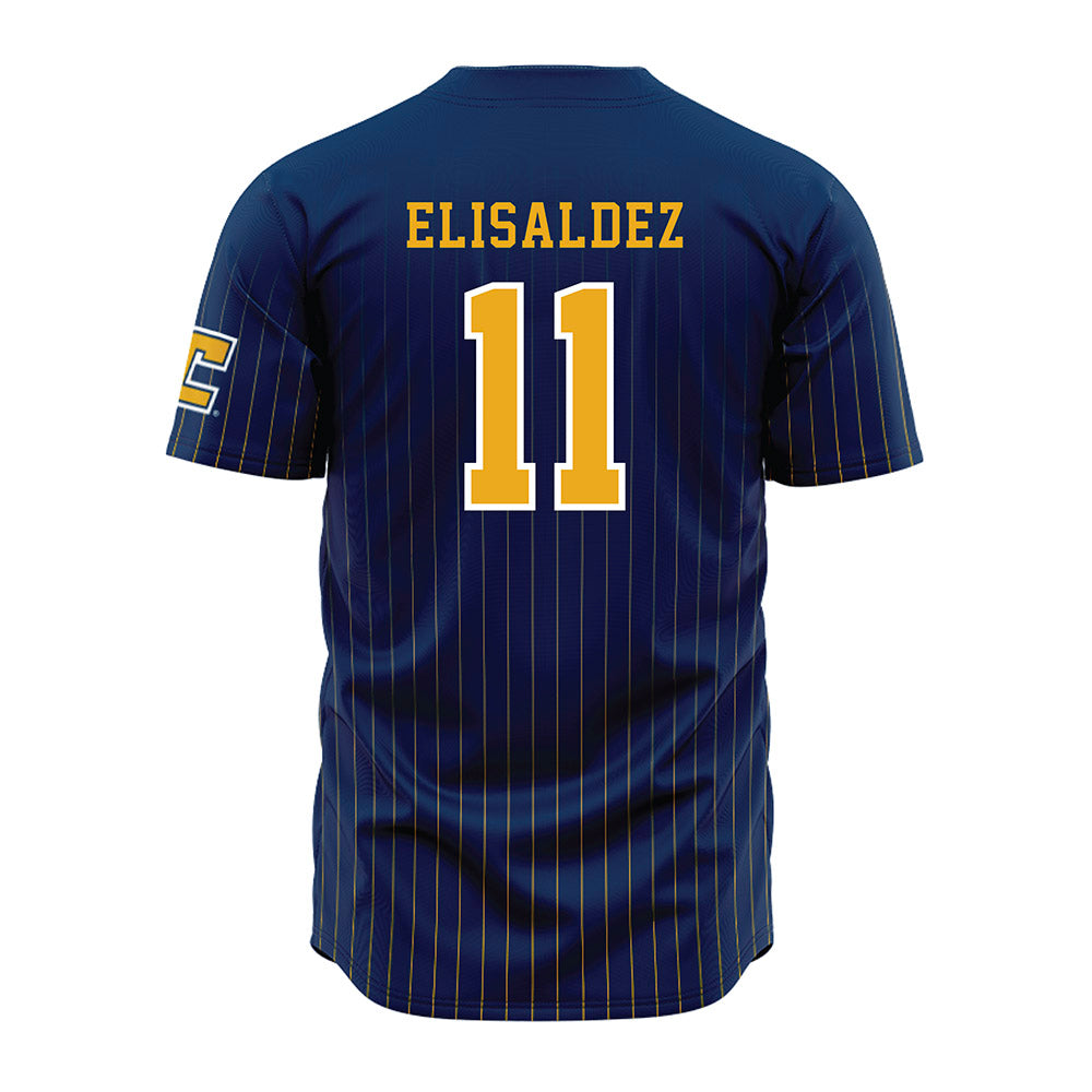 UTC - NCAA Women's Basketball : Caia Elisaldez - Blue Jersey-1