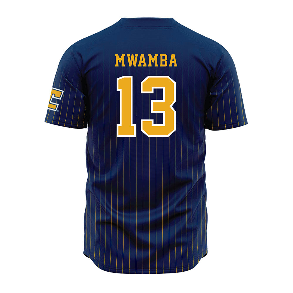 UTC - NCAA Football : Beni Mwamba - Blue Jersey-1