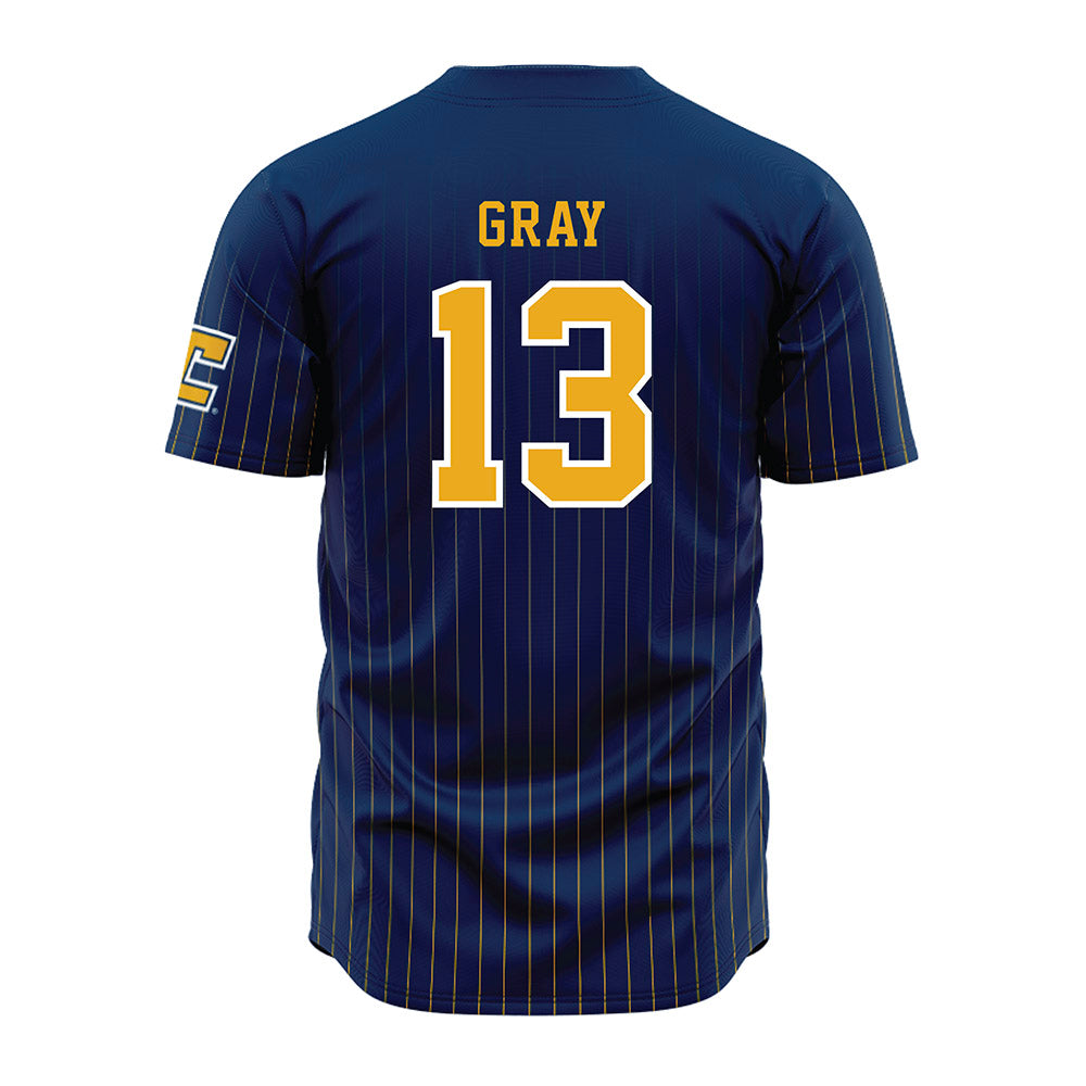 UTC - NCAA Football : Hudson Gray - Blue Jersey-1