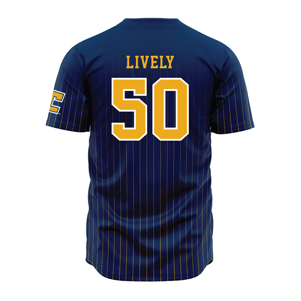 UTC - NCAA Football : Devin LIVELY - Blue Jersey-1