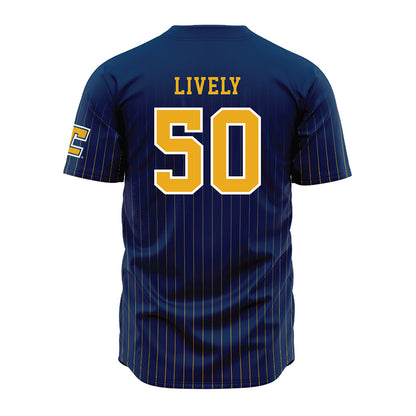UTC - NCAA Football : Devin LIVELY - Blue Jersey-1