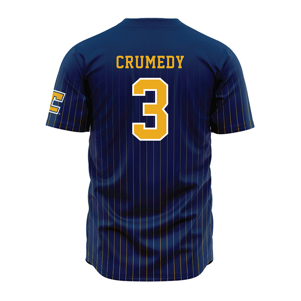 UTC - NCAA Football : Taylor Crumedy - Blue Jersey-1