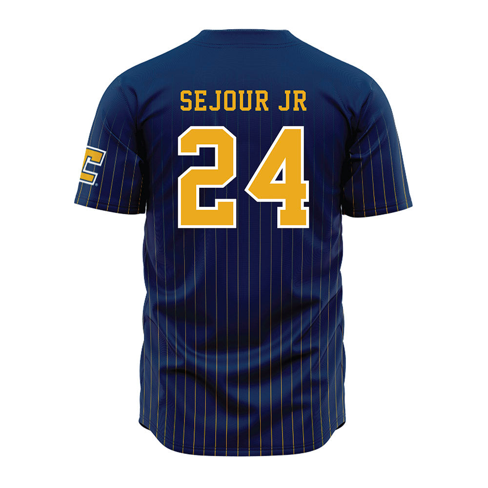 UTC - NCAA Football : Kelly Sejour Jr - Blue Jersey-1