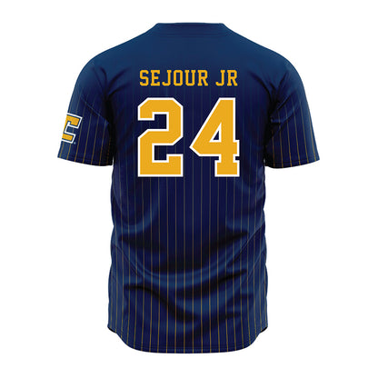 UTC - NCAA Football : Kelly Sejour Jr - Blue Jersey-1