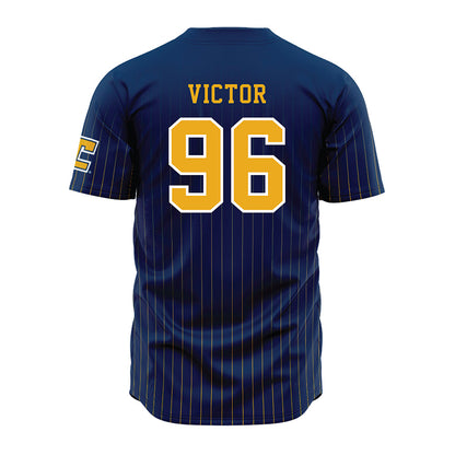 UTC - NCAA Football : Chris Victor - Blue Jersey-1