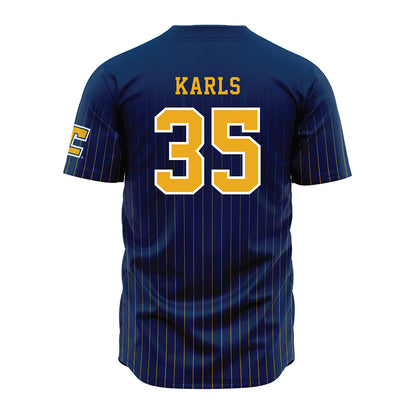 UTC - NCAA Softball : Auburn Karls - Blue Jersey-1