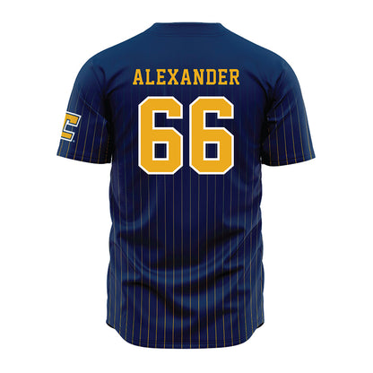 UTC - NCAA Football : Watts Alexander - Blue Jersey-1