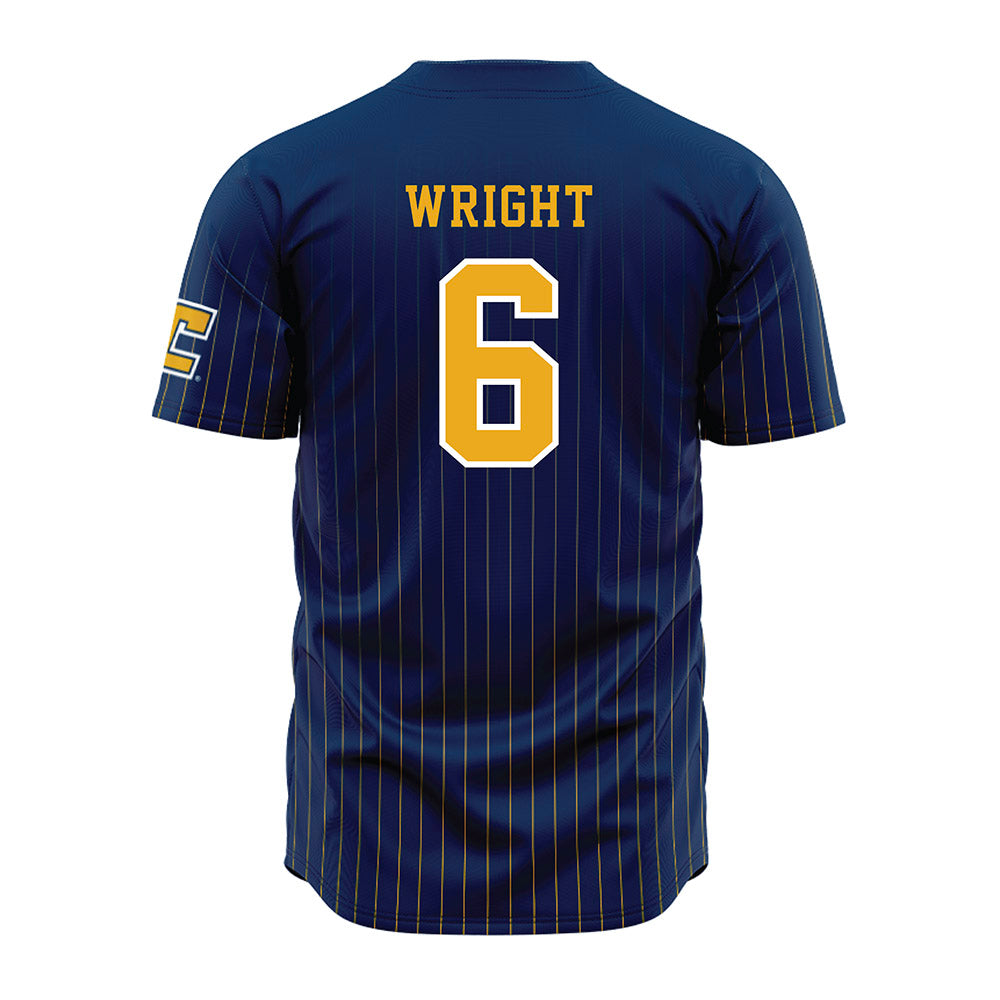 UTC - NCAA Softball : Zoe Wright - Blue Jersey-1