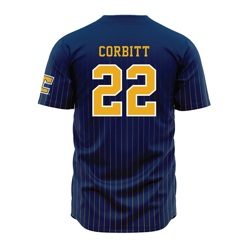 UTC - NCAA Women's Basketball : Gianna Corbitt - Blue Jersey-1
