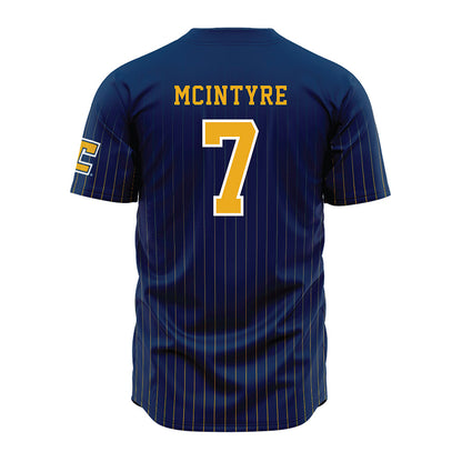 UTC - NCAA Football : John McIntyre - Blue Jersey-1