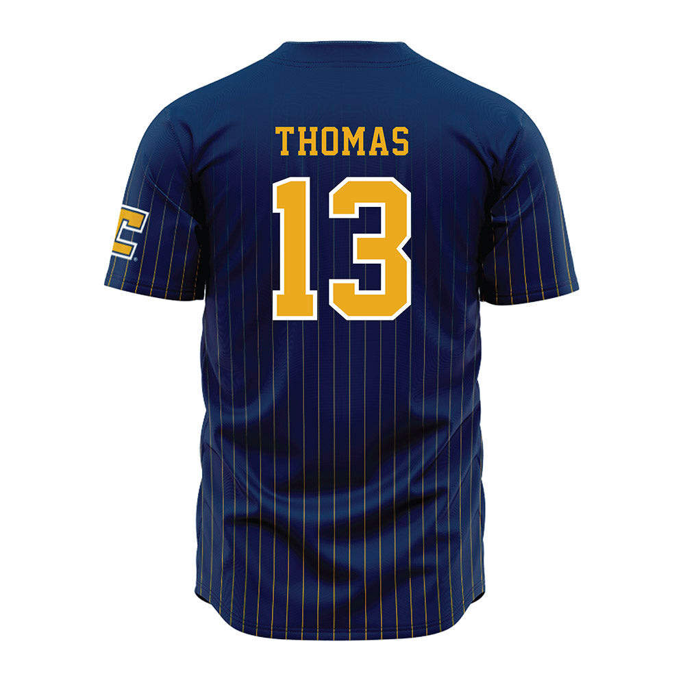 UTC - NCAA Women's Soccer : Paige Thomas - Blue Jersey-1
