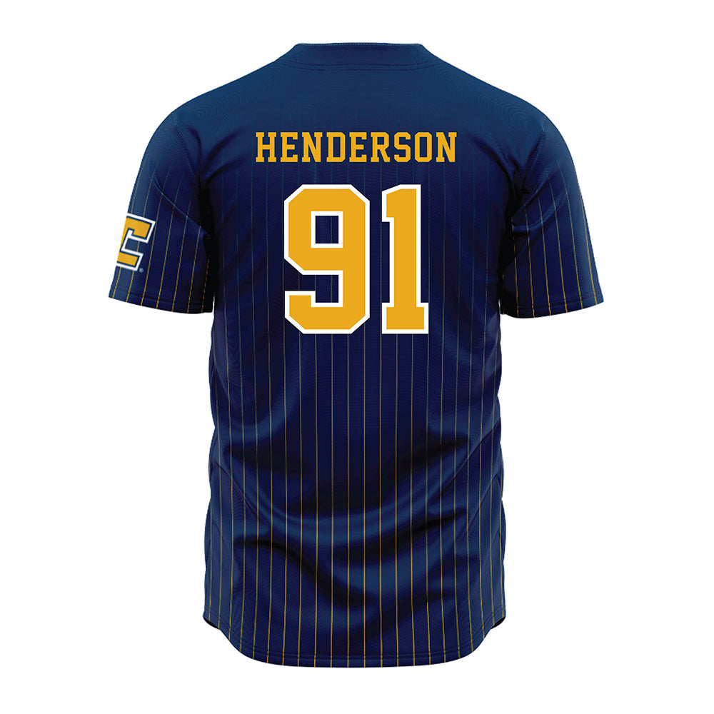 UTC - NCAA Football : Montrell Henderson - Blue Jersey-1