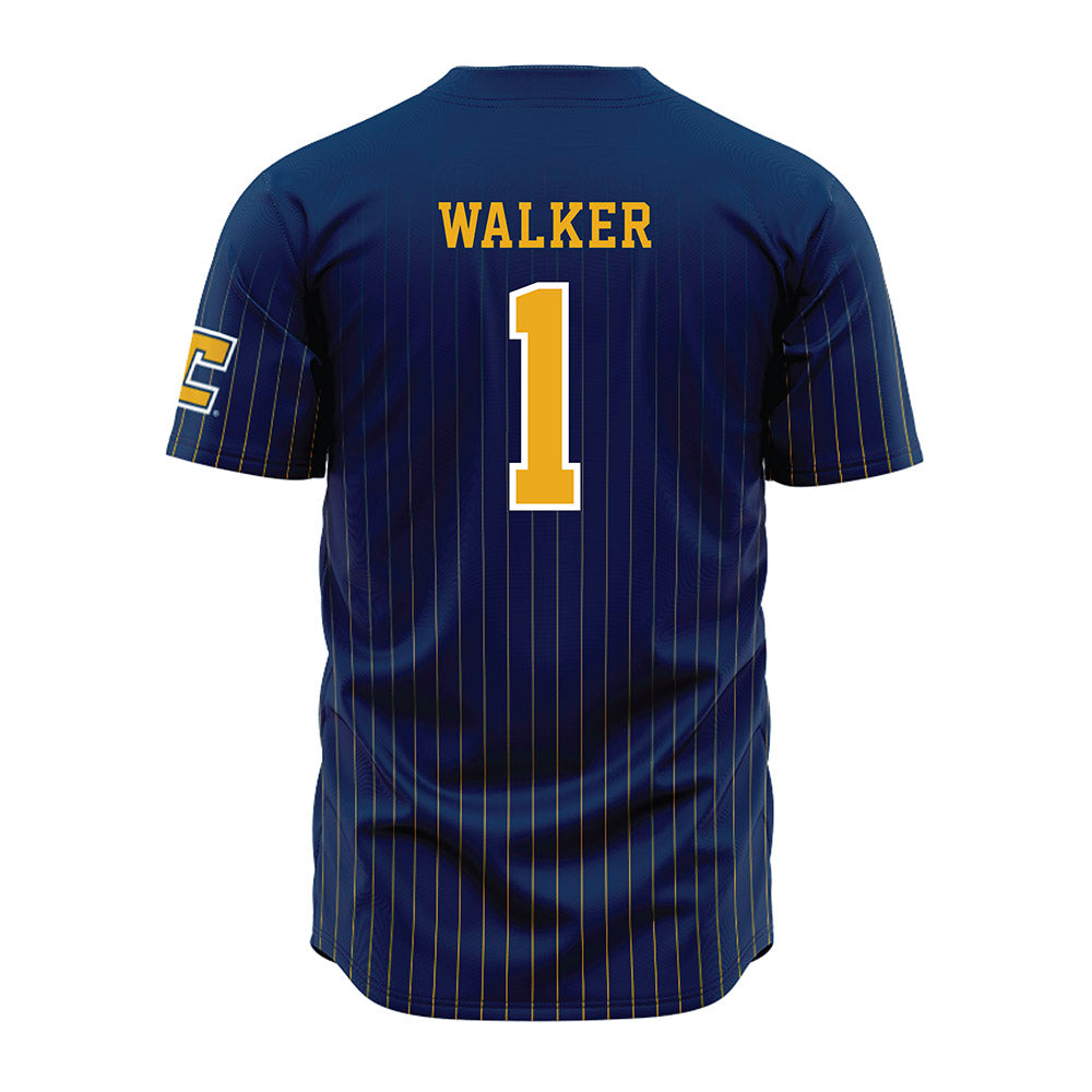 UTC - NCAA Women's Volleyball : Addison Walker - Blue Jersey-1