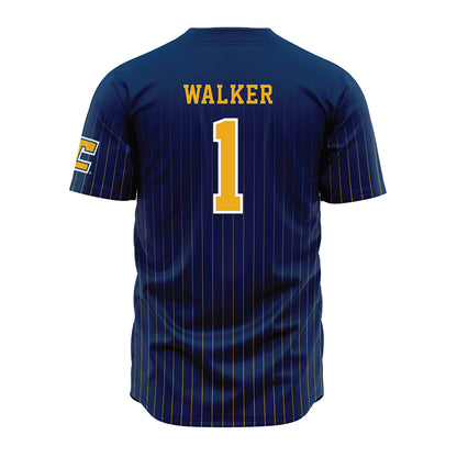 UTC - NCAA Women's Volleyball : Addison Walker - Blue Jersey-1