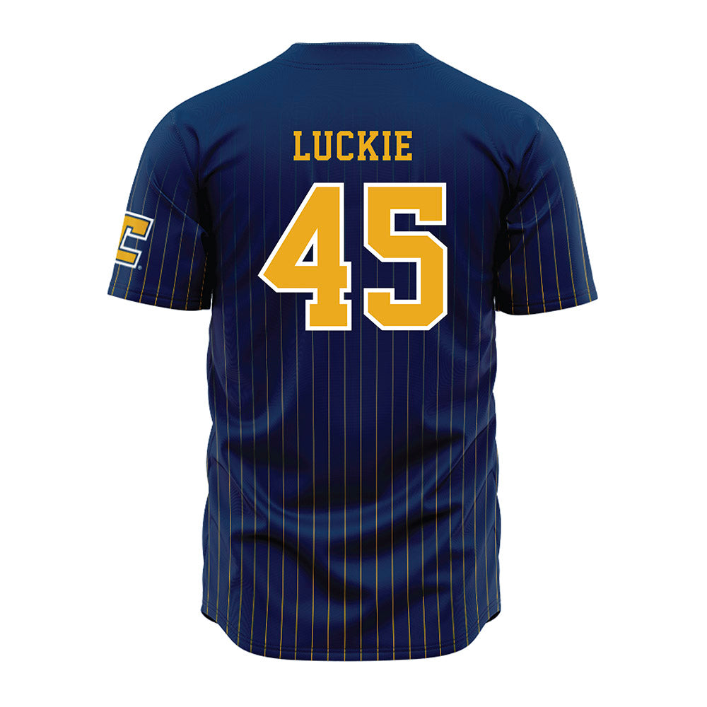 UTC - NCAA Football : Drake Luckie - Blue Jersey-1
