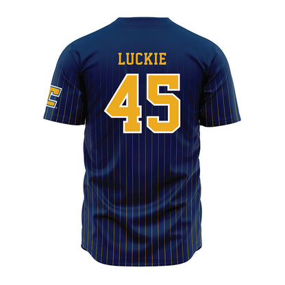 UTC - NCAA Football : Drake Luckie - Blue Jersey-1