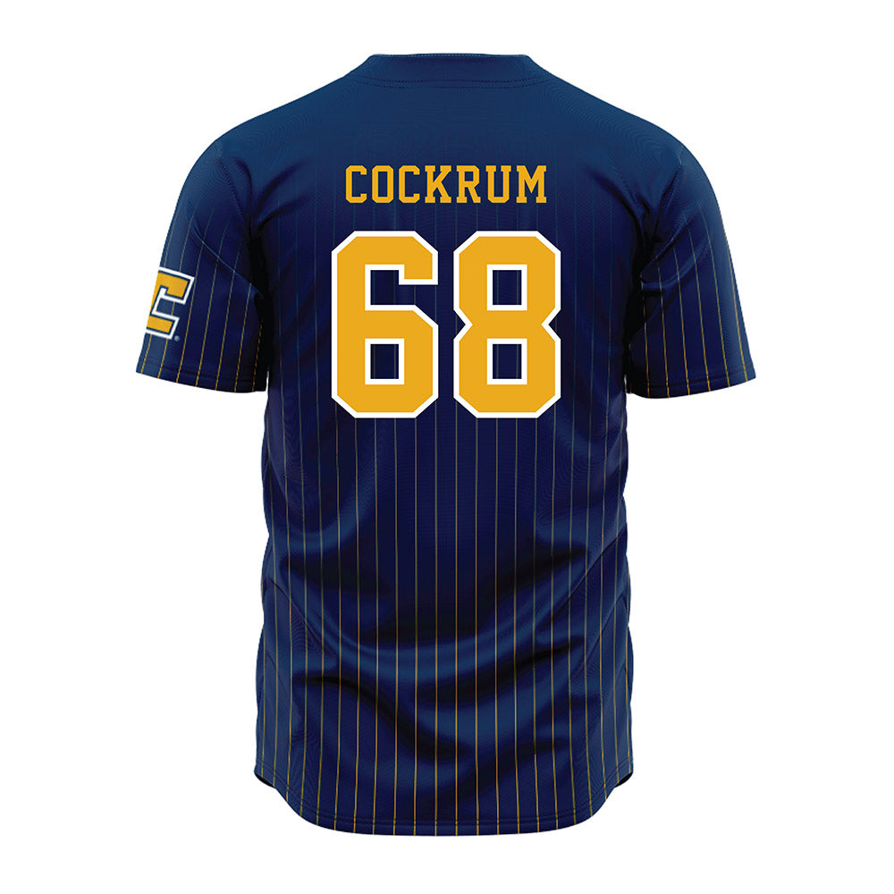 UTC - NCAA Football : KErius Cockrum - Blue Jersey-1