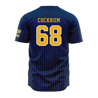 UTC - NCAA Football : KErius Cockrum - Blue Jersey-1