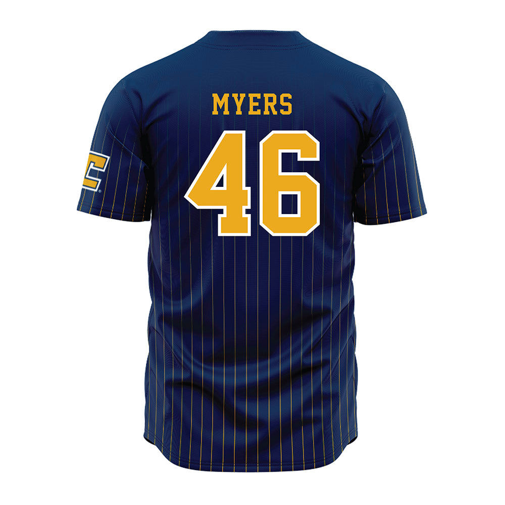 UTC - NCAA Football : Ethan Myers - Blue Jersey-1