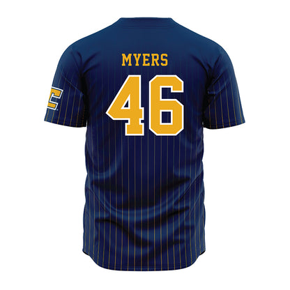 UTC - NCAA Football : Ethan Myers - Blue Jersey-1