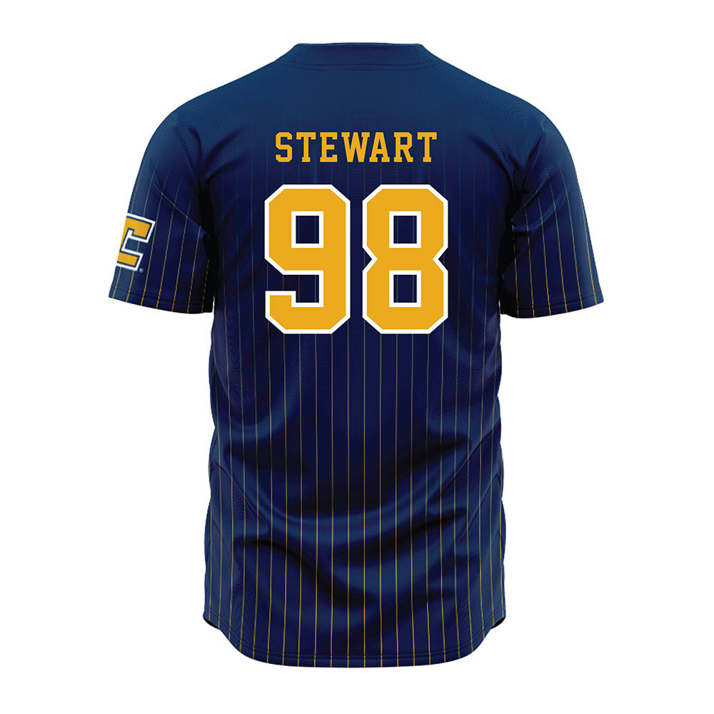 UTC - NCAA Football : David Stewart - Blue Jersey-1